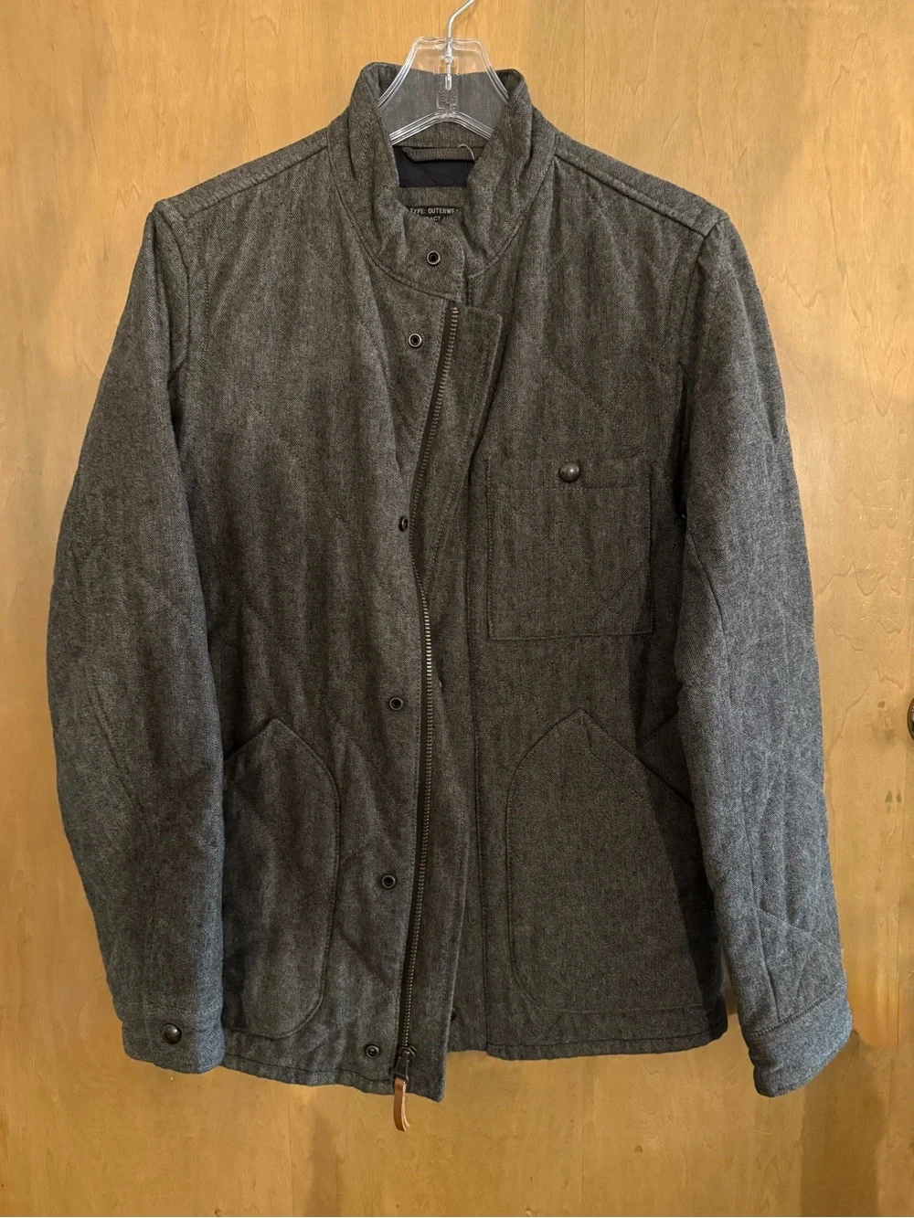 J. Crew Men's Brown Military-Style Field Jacket